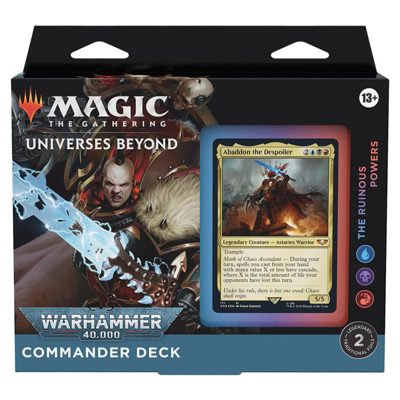 Warhammer 40,000 Commander Deck - The Ruinous Powers | Cards and Coasters CA