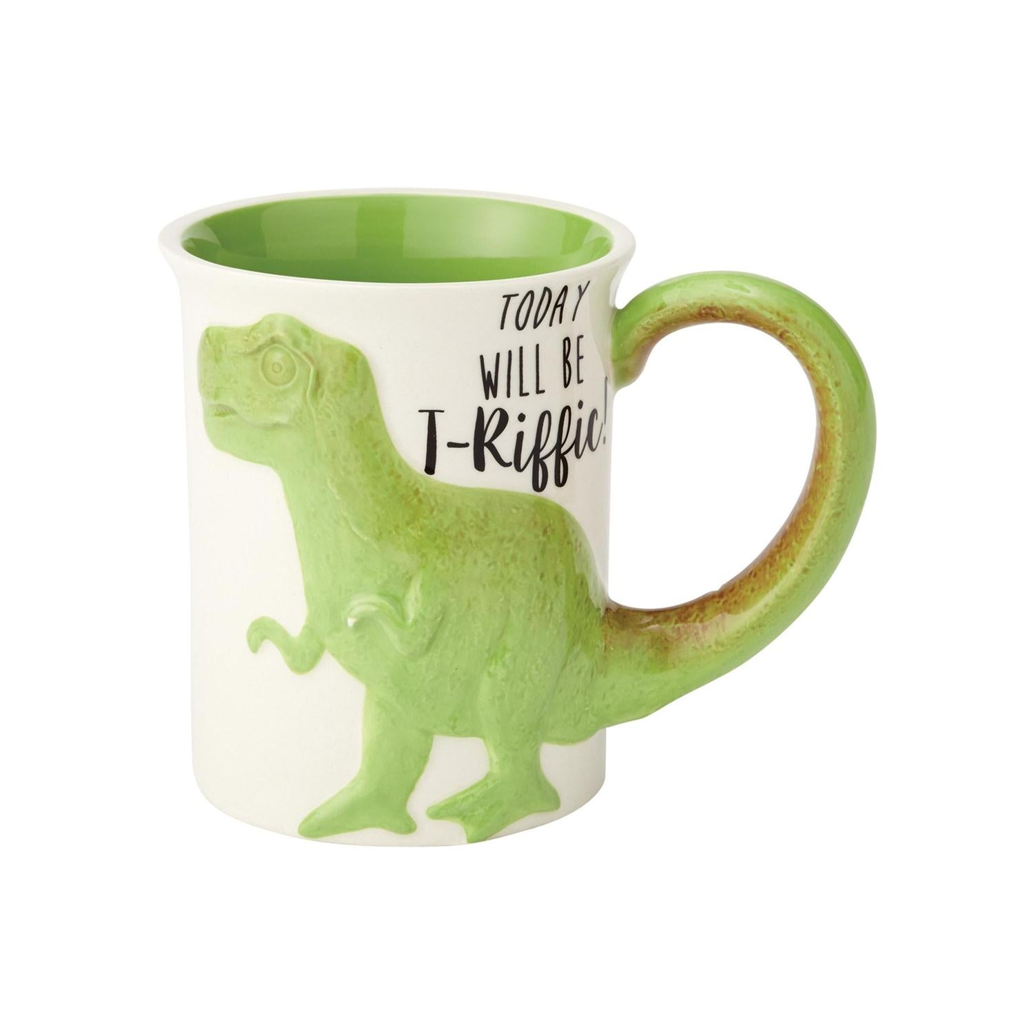 T-RIFFIC TEA REX SCULPTED MUG | Cards and Coasters CA