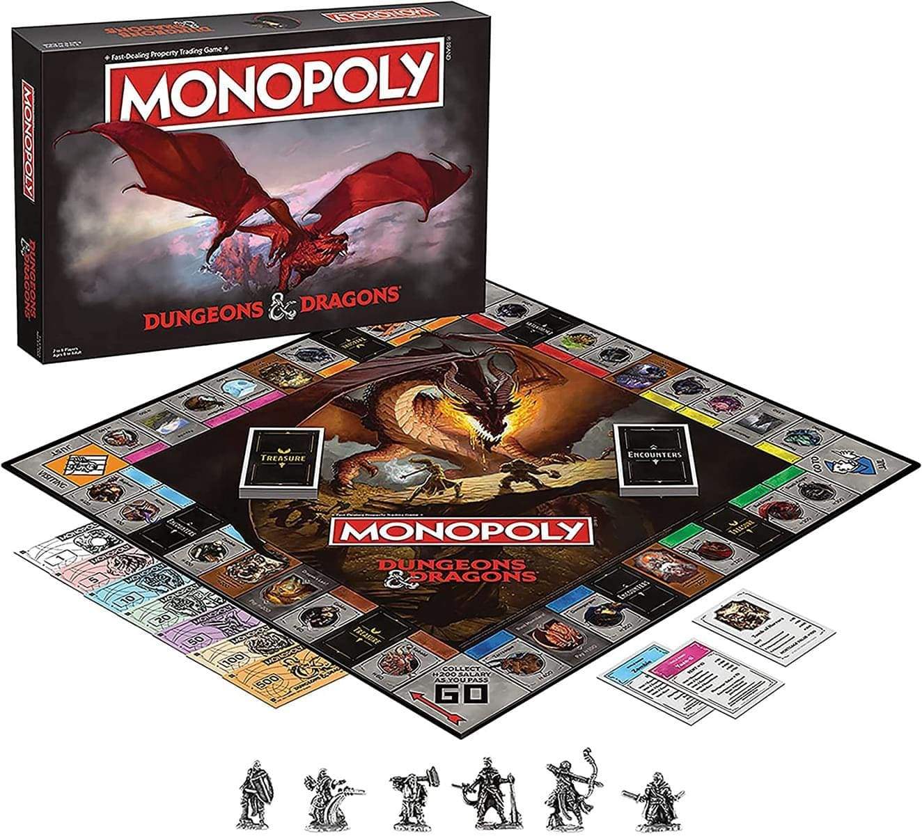 Monopoly - Dungeons and Dragons | Cards and Coasters CA