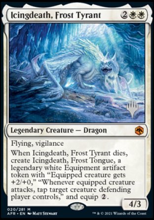 Icingdeath, Frost Tyrant (Promo Pack) [Dungeons & Dragons: Adventures in the Forgotten Realms Promos] | Cards and Coasters CA