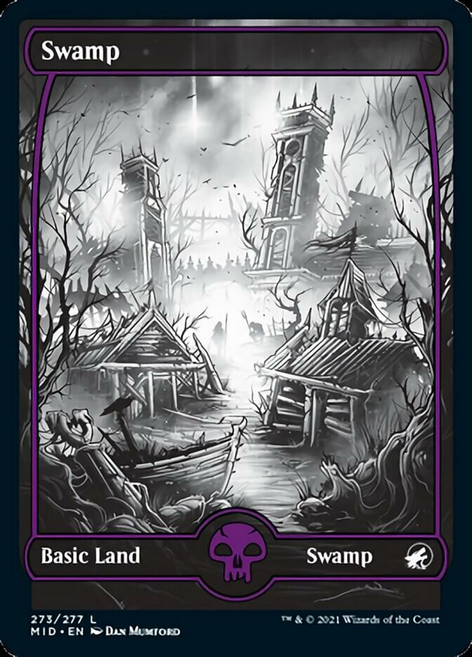 Swamp (273) [Innistrad: Midnight Hunt] | Cards and Coasters CA