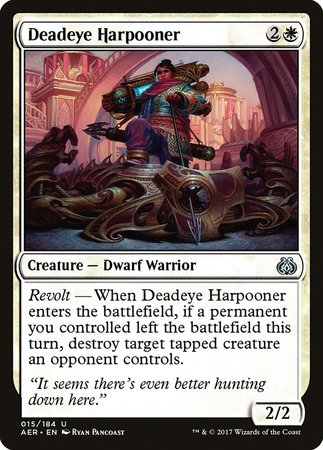 Deadeye Harpooner [Aether Revolt] | Cards and Coasters CA