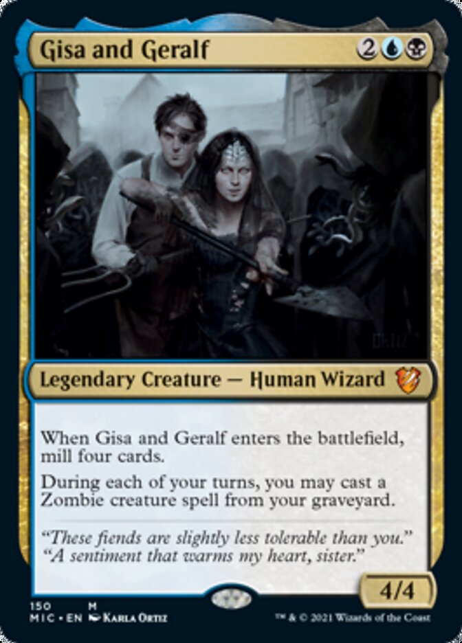 Gisa and Geralf [Innistrad: Midnight Hunt Commander] | Cards and Coasters CA