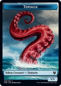 Tentacle // Satyr Double-sided Token [Theros Beyond Death Tokens] | Cards and Coasters CA