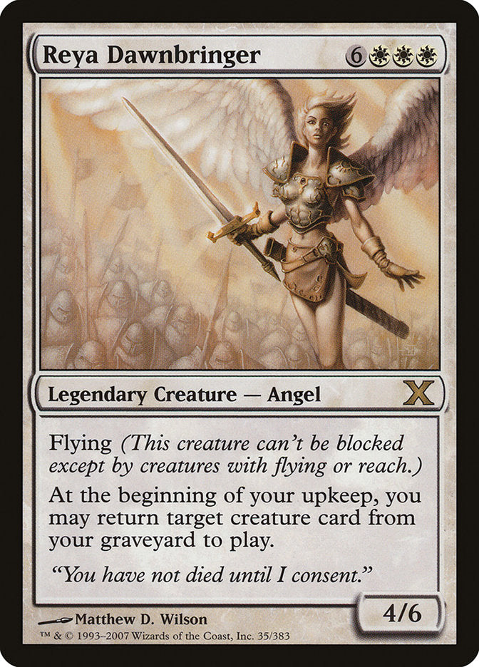 Reya Dawnbringer [Tenth Edition] | Cards and Coasters CA