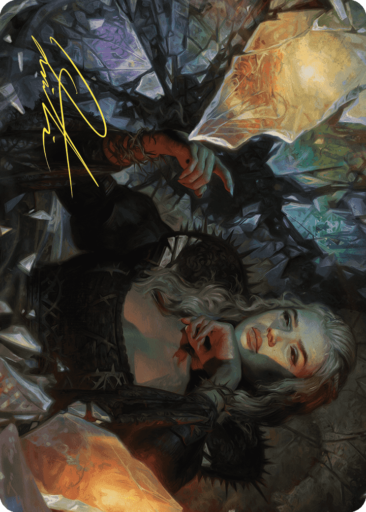 Prophetic Prism Art Card (Gold-Stamped Signature) [Wilds of Eldraine Art Series] | Cards and Coasters CA