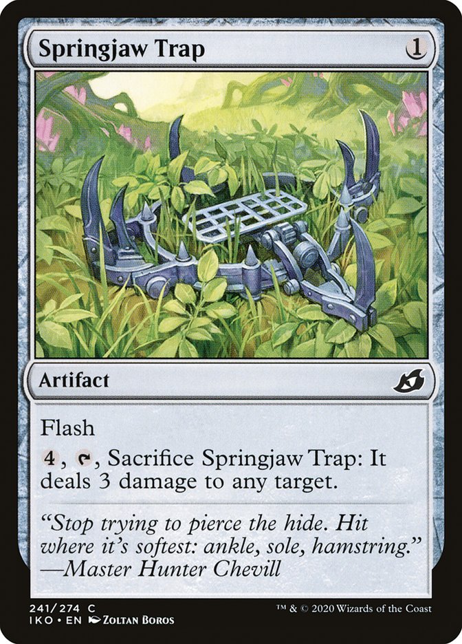 Springjaw Trap [Ikoria: Lair of Behemoths] | Cards and Coasters CA