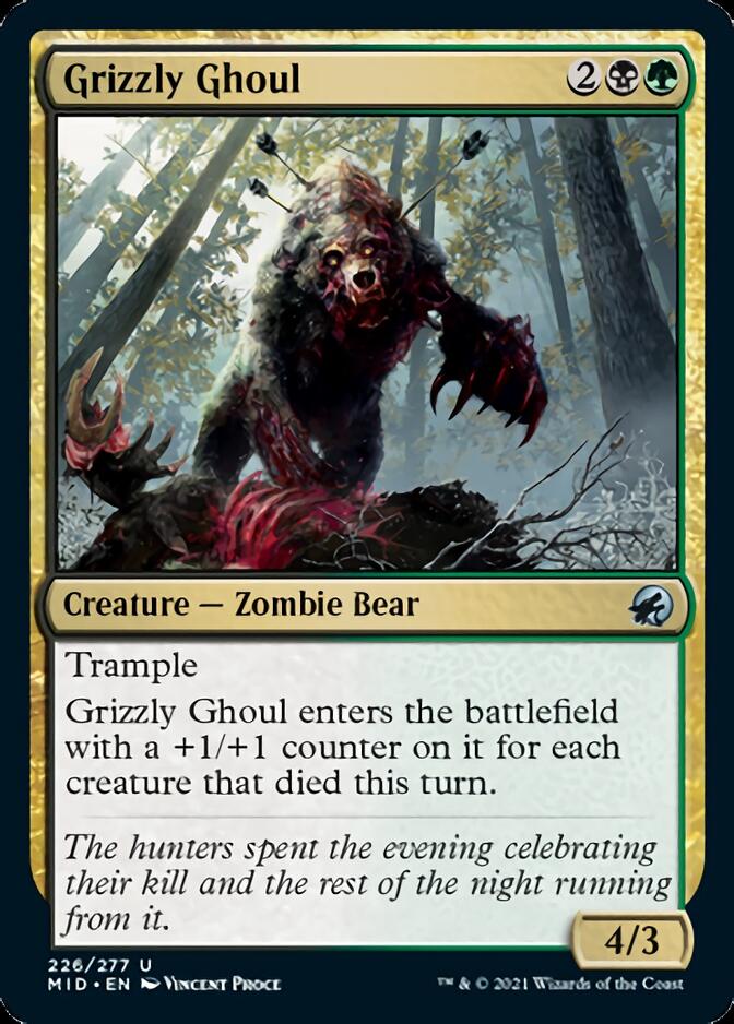 Grizzly Ghoul [Innistrad: Midnight Hunt] | Cards and Coasters CA