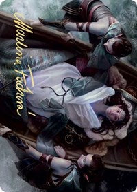 Return Upon the Tide Art Card (Gold-Stamped Signature) [Kaldheim: Art Series] | Cards and Coasters CA