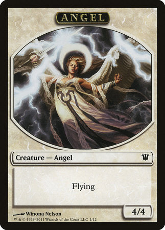 Angel Token [Innistrad Tokens] | Cards and Coasters CA
