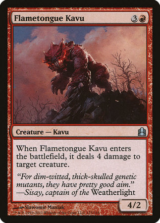 Flametongue Kavu [Commander 2011] | Cards and Coasters CA