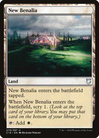 New Benalia [Commander 2018] | Cards and Coasters CA