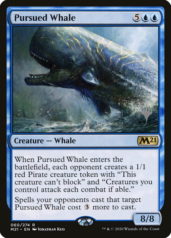 Pursued Whale (Promo Pack) [Core Set 2021 Promos] | Cards and Coasters CA