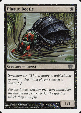 Plague Beetle [Eighth Edition] | Cards and Coasters CA