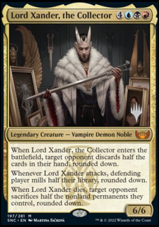 Lord Xander, the Collector (Promo Pack) [Streets of New Capenna Promos] | Cards and Coasters CA