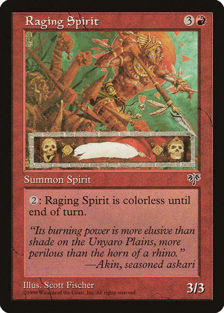 Raging Spirit [Mirage] | Cards and Coasters CA