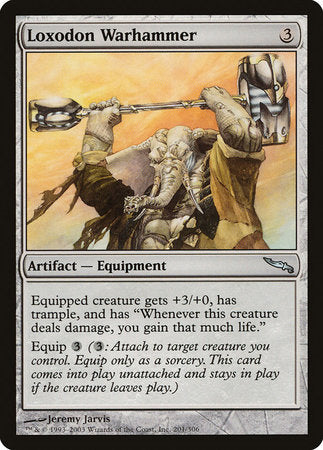 Loxodon Warhammer [Mirrodin] | Cards and Coasters CA