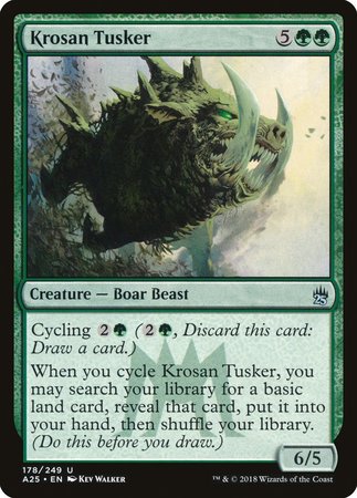 Krosan Tusker [Masters 25] | Cards and Coasters CA