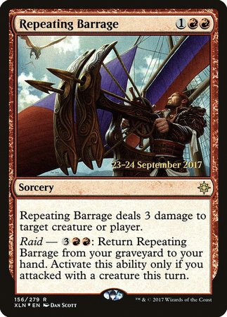 Repeating Barrage [Ixalan Promos] | Cards and Coasters CA