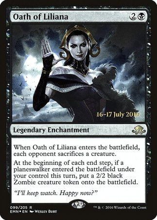 Oath of Liliana [Eldritch Moon Promos] | Cards and Coasters CA