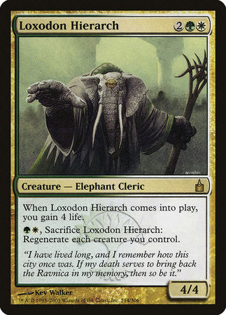 Loxodon Hierarch [Ravnica: City of Guilds] | Cards and Coasters CA