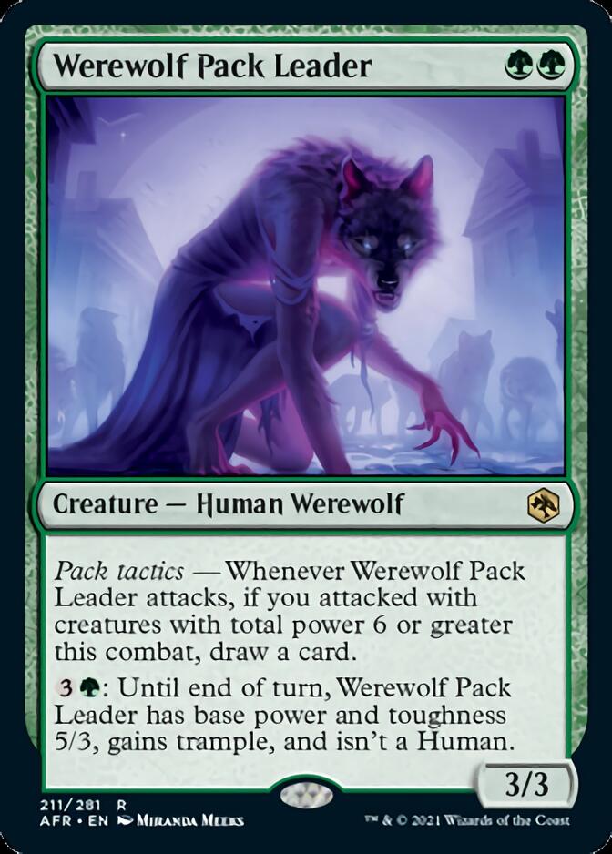 Werewolf Pack Leader [Dungeons & Dragons: Adventures in the Forgotten Realms] | Cards and Coasters CA