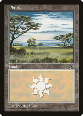 Plains (White Sky) [Portal] | Cards and Coasters CA