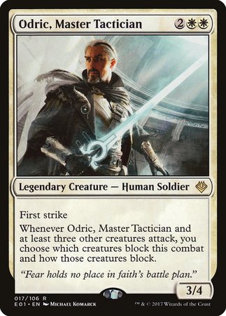 Odric, Master Tactician [Archenemy: Nicol Bolas] | Cards and Coasters CA