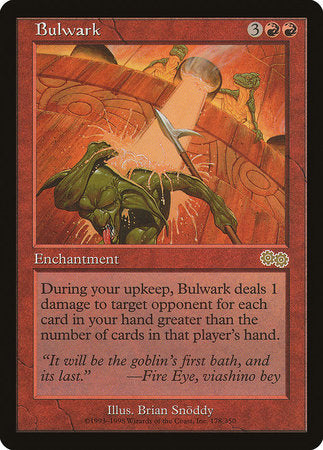 Bulwark [Urza's Saga] | Cards and Coasters CA