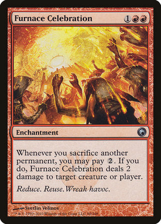 Furnace Celebration [Scars of Mirrodin] | Cards and Coasters CA