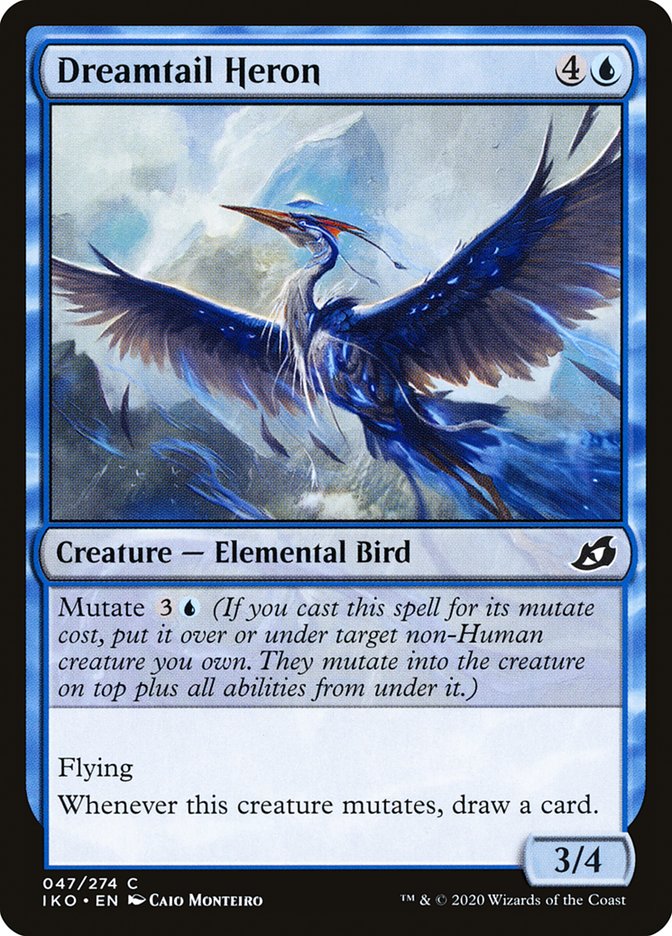 Dreamtail Heron [Ikoria: Lair of Behemoths] | Cards and Coasters CA
