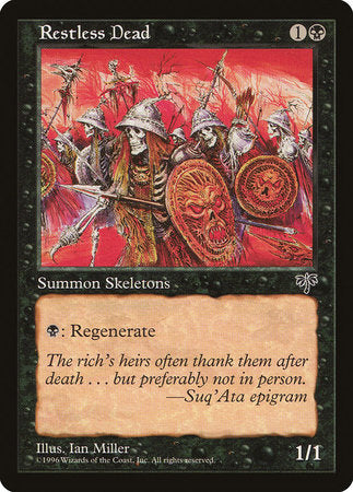 Restless Dead [Mirage] | Cards and Coasters CA