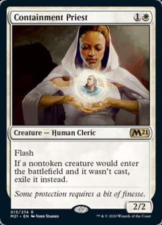 Containment Priest [Core Set 2021] | Cards and Coasters CA