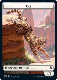 Cat // Insect Double-sided Token [Zendikar Rising Tokens] | Cards and Coasters CA