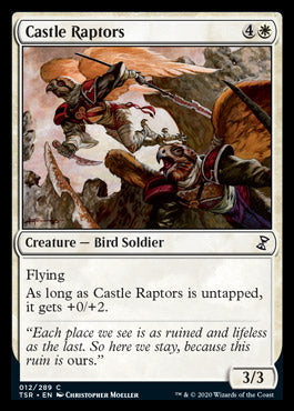 Castle Raptors [Time Spiral Remastered] | Cards and Coasters CA