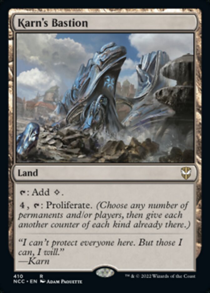 Karn's Bastion [Streets of New Capenna Commander] | Cards and Coasters CA