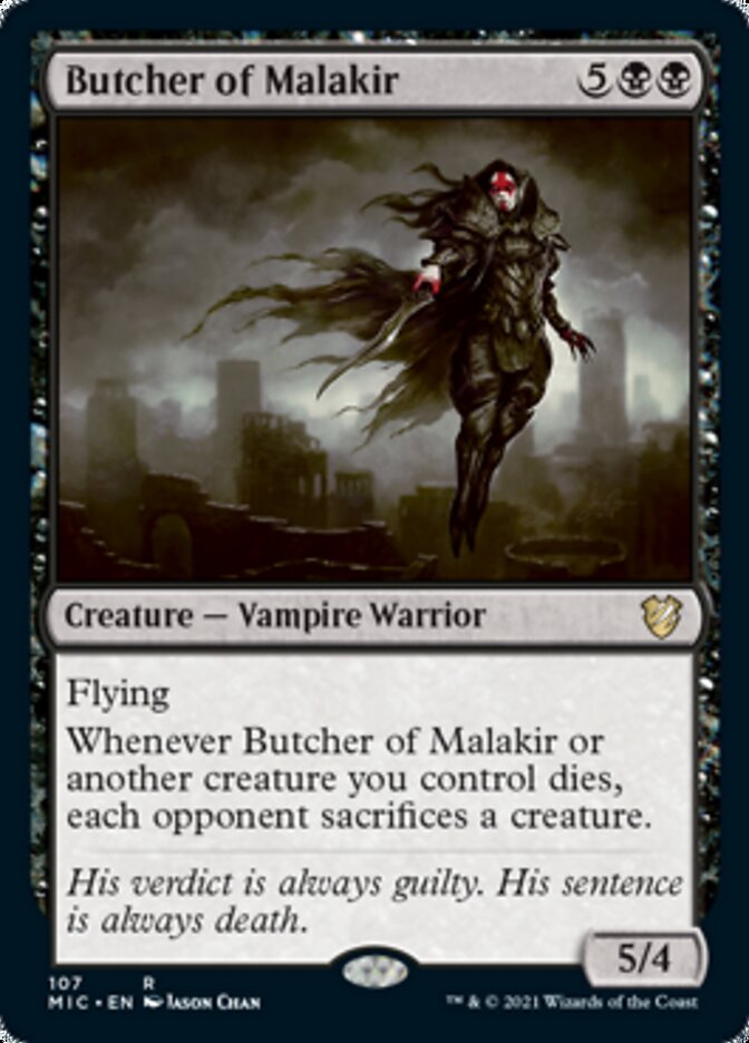 Butcher of Malakir [Innistrad: Midnight Hunt Commander] | Cards and Coasters CA