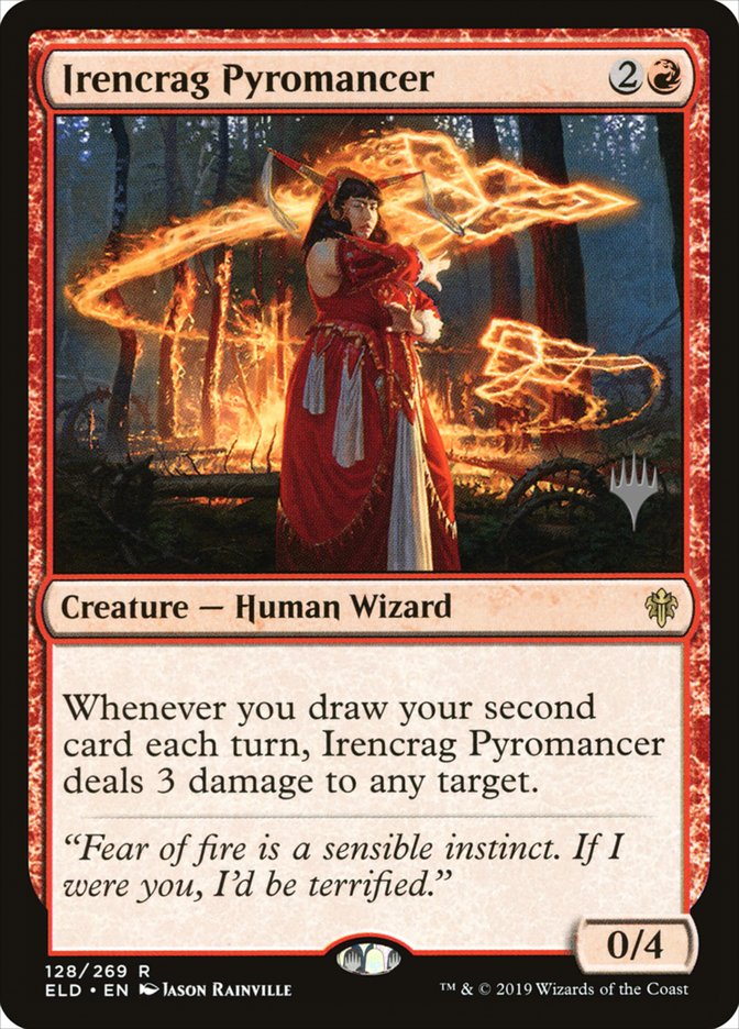 Irencrag Pyromancer (Promo Pack) [Throne of Eldraine Promos] | Cards and Coasters CA