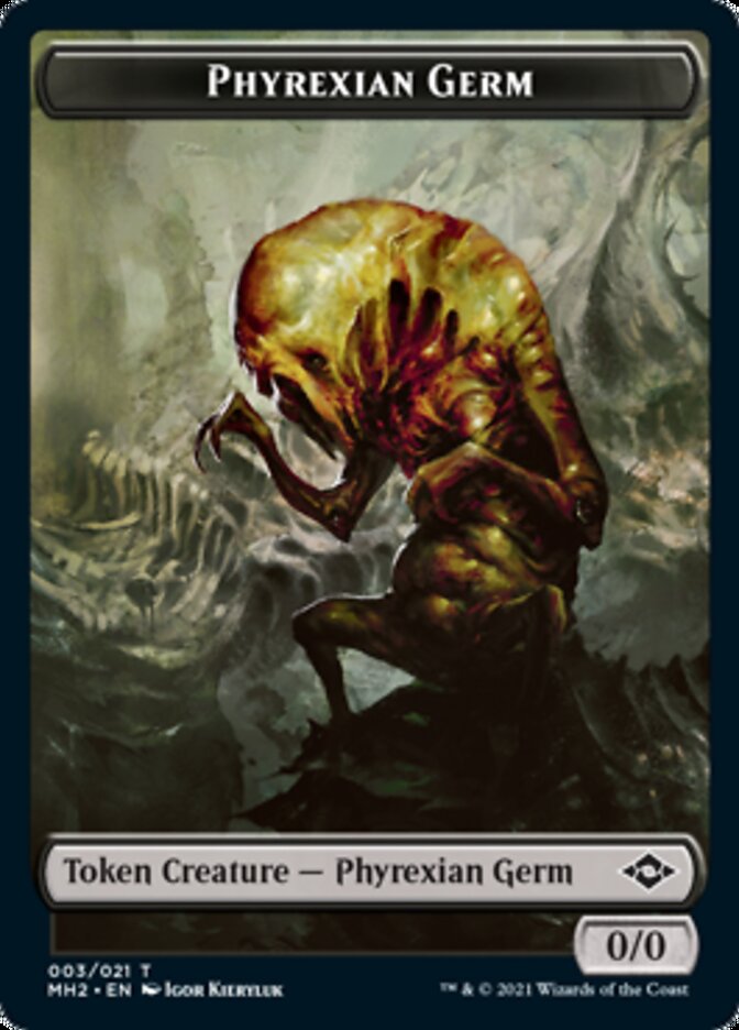 Phyrexian Germ Token [Modern Horizons 2 Tokens] | Cards and Coasters CA