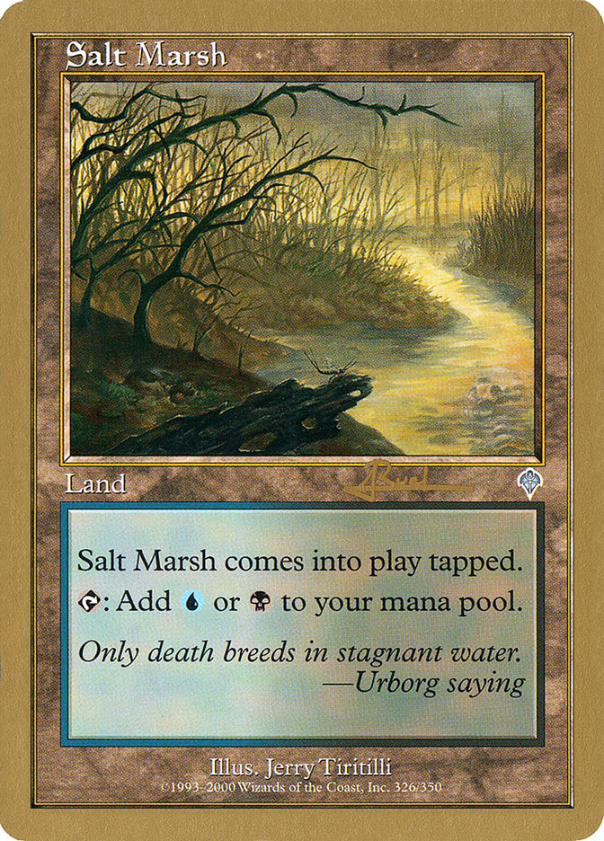 Salt Marsh (Antoine Ruel) [World Championship Decks 2001] | Cards and Coasters CA