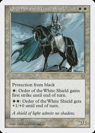 Order of the White Shield [Anthologies] | Cards and Coasters CA