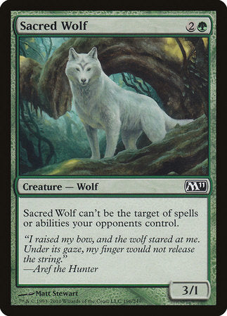 Sacred Wolf [Magic 2011] | Cards and Coasters CA