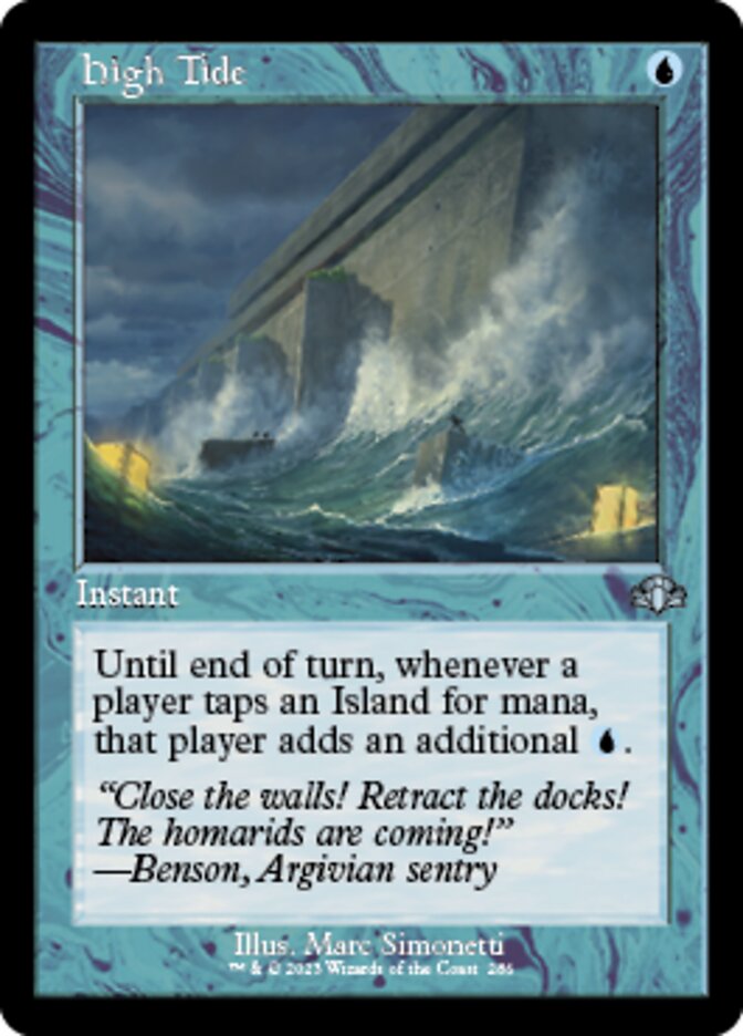 High Tide (Retro) [Dominaria Remastered] | Cards and Coasters CA