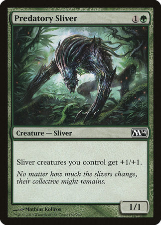 Predatory Sliver [Magic 2014] | Cards and Coasters CA