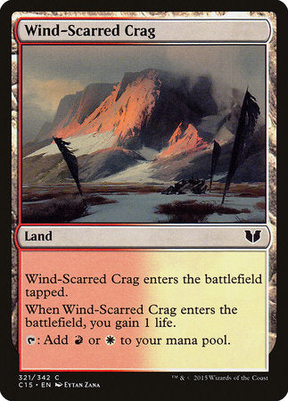 Wind-Scarred Crag [Commander 2015] | Cards and Coasters CA