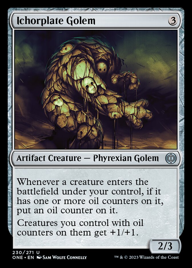 Ichorplate Golem [Phyrexia: All Will Be One] | Cards and Coasters CA