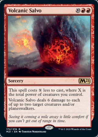 Volcanic Salvo [Core Set 2021] | Cards and Coasters CA