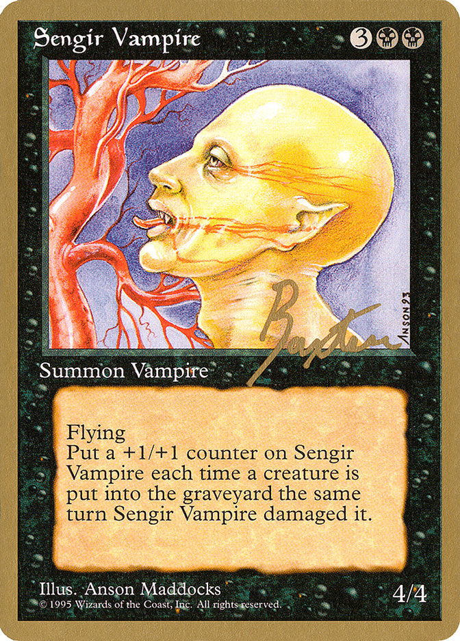 Sengir Vampire (George Baxter) [Pro Tour Collector Set] | Cards and Coasters CA