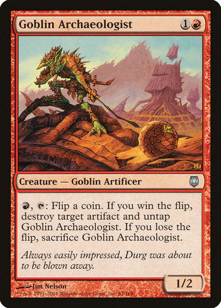 Goblin Archaeologist [Darksteel] | Cards and Coasters CA