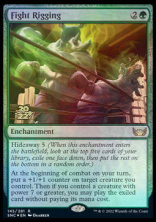 Fight Rigging [Streets of New Capenna Prerelease Promos] | Cards and Coasters CA